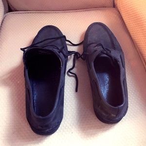 Black Sperry Topsiders (size 12) - Great Condition